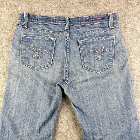 Vintage Vigoss Capri Jeans Womens 30 Light Wash Cuffed Everyday Stretch Denim - Picture 6 of 14